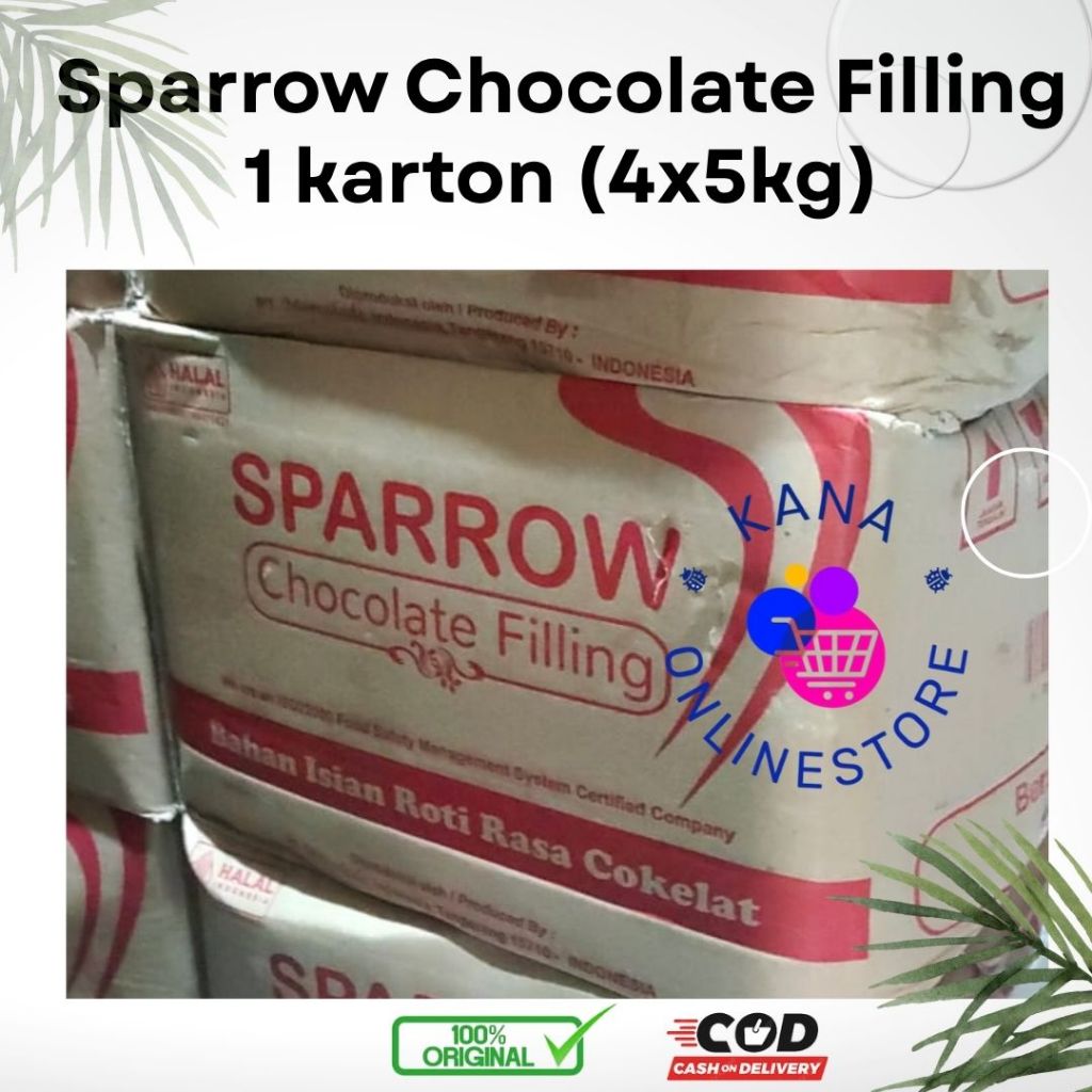 

Sparrow Chocolate Filling 1 Karton (4x5kg)