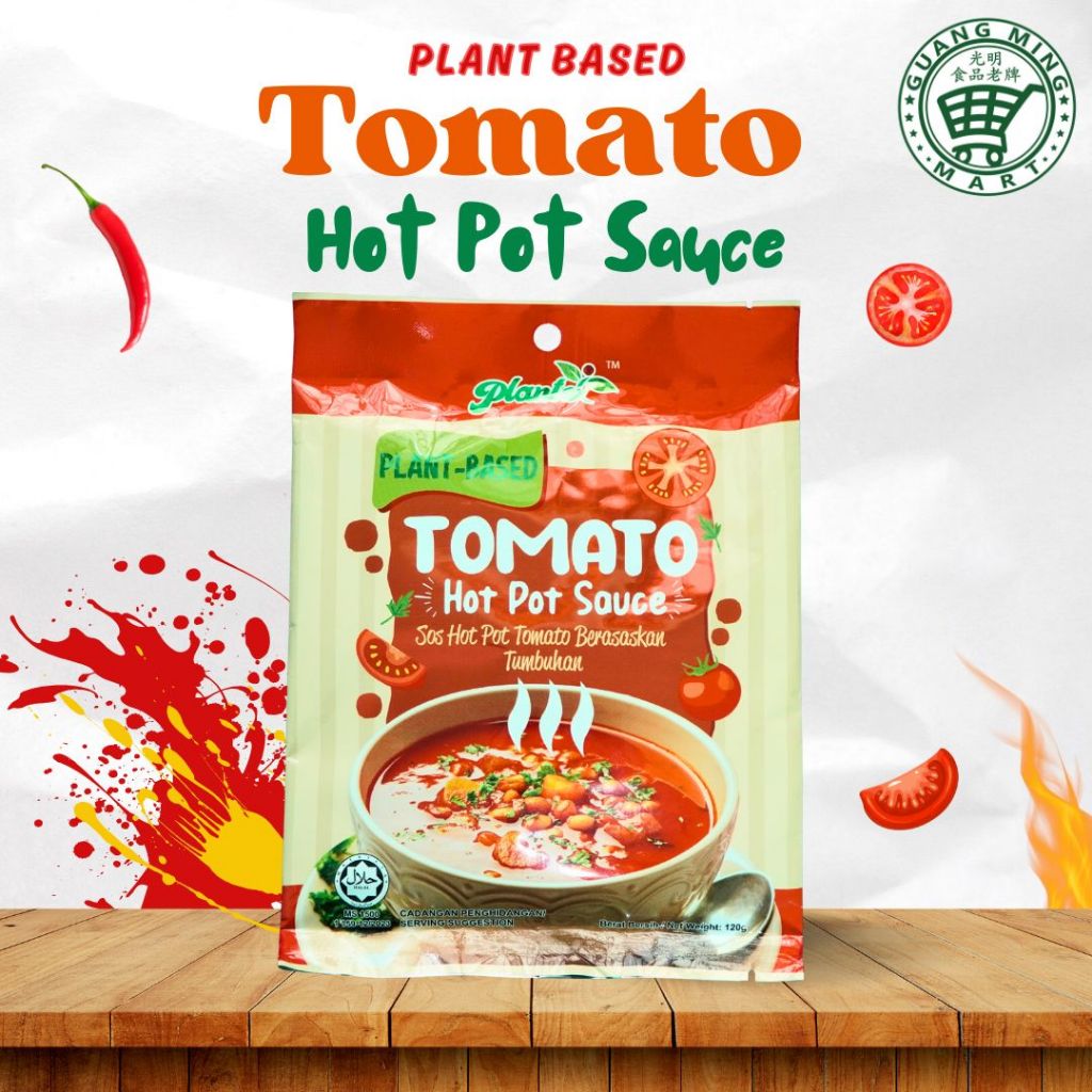 

PLANTEX PLANT BASED TOMATO HOT POT SAUCE 120GR VEGAN FRIENDLY