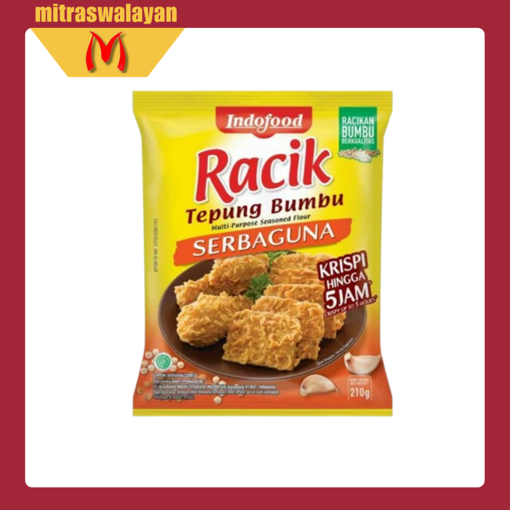 

RACIK Tepung Bumbu Serbaguna Kemasan 210 gr