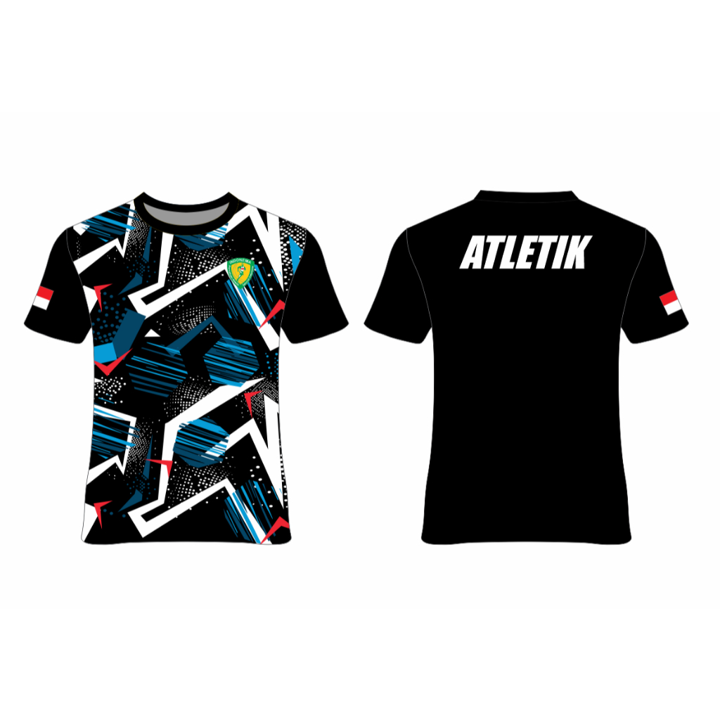 JSB SPORTWEAR | Jersey pendek Olahraga running lari bahan dryfit Fullprinting | ATLETIK -002