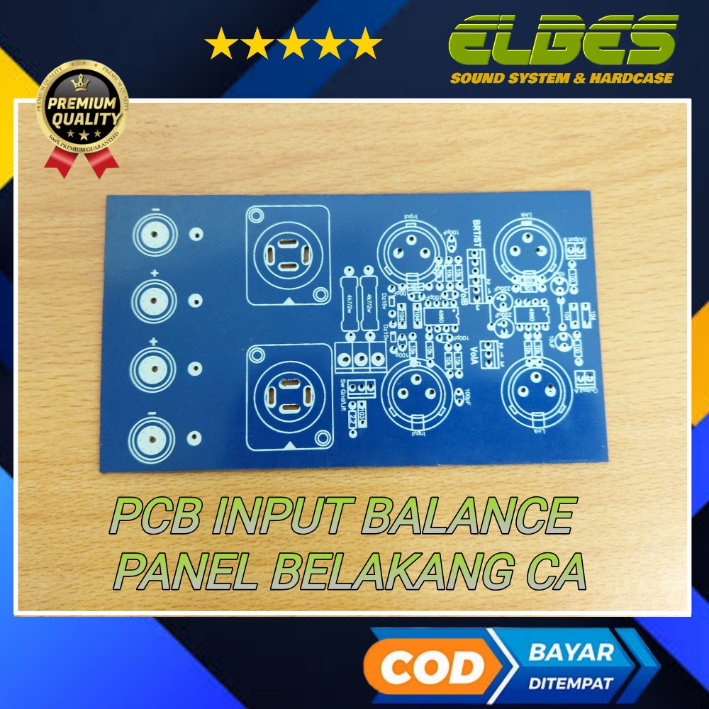 PCB input balance panel belakang box CA10 CA20 N9000 P9000 XTI3000 AXL