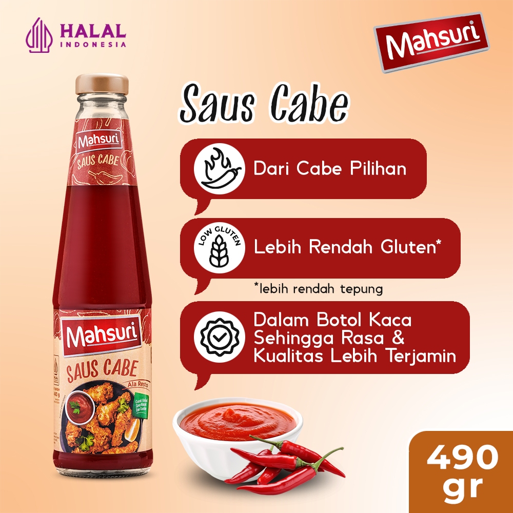 

Mahsuri Saus Cabe 490 gram