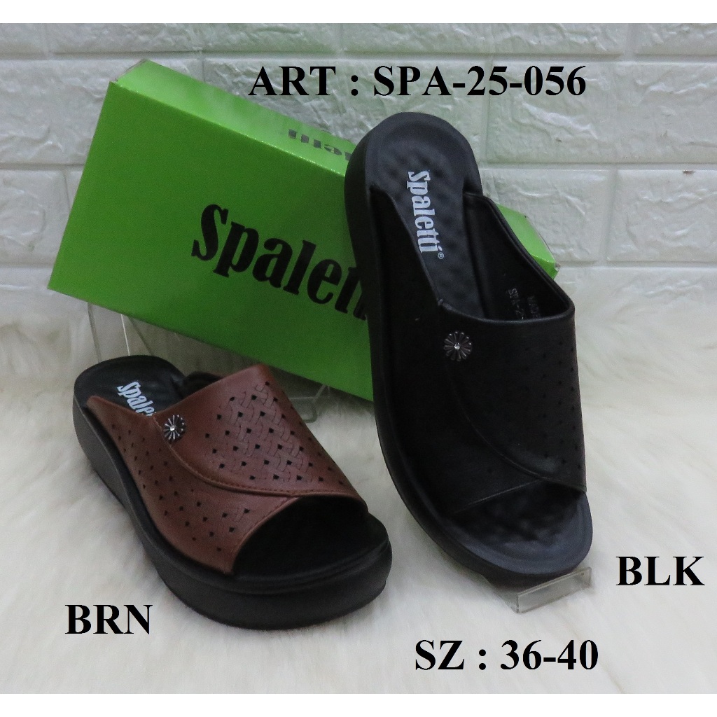 SANDAL WEDGES WANITA MEREK SPALETTI ART SPA-25-056 PRICE RP 341.900 BRAND ORIGINAL