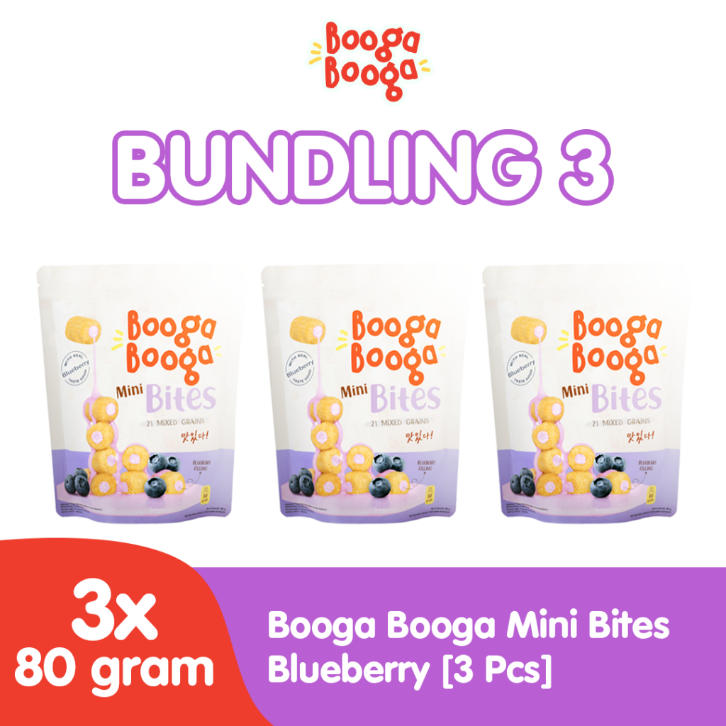 

Bundling Booga Booga Mini Bites Blueberry [3 pcs]