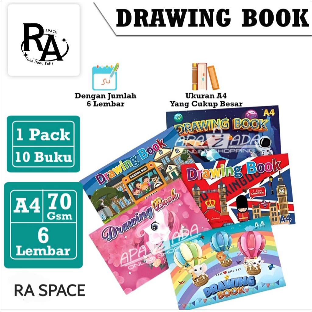 

BuKu Gambar A4/Drawing Book