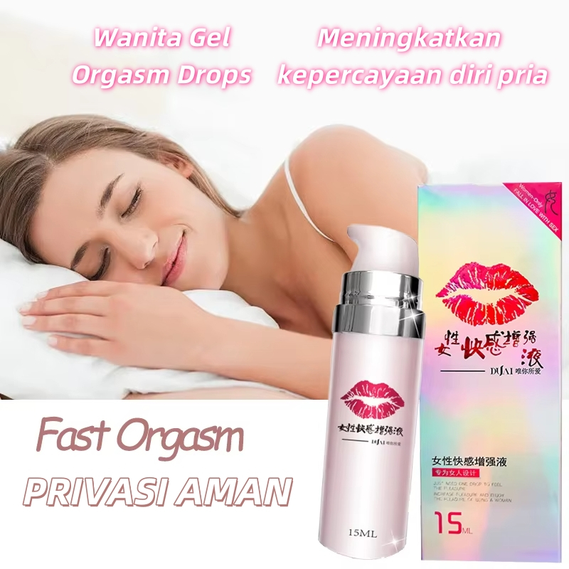 [PRIVASI AMAN]Joyshop Pelumas Orgasmic Gel Wanita Gel Pelumas Drops for Women Miss V