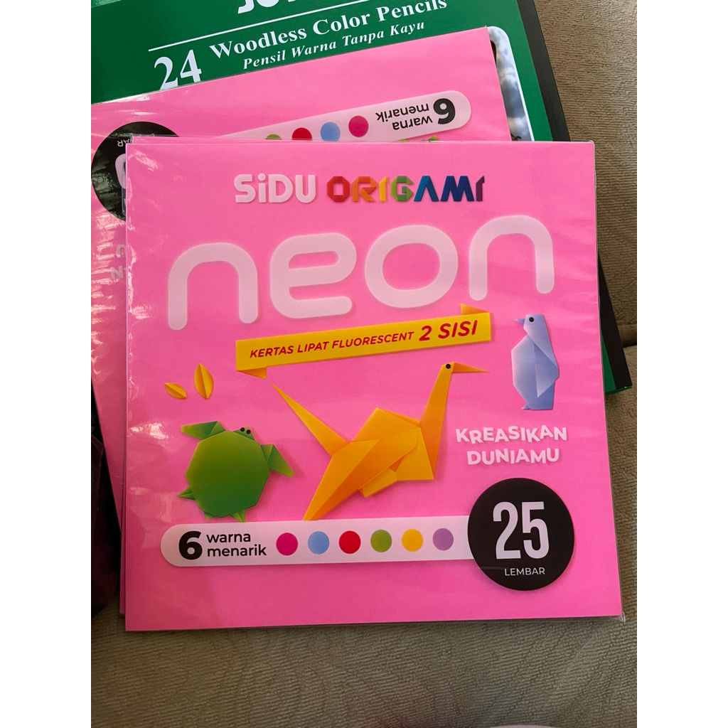 

Kertas Origami sidu ukuran 16x16 cm