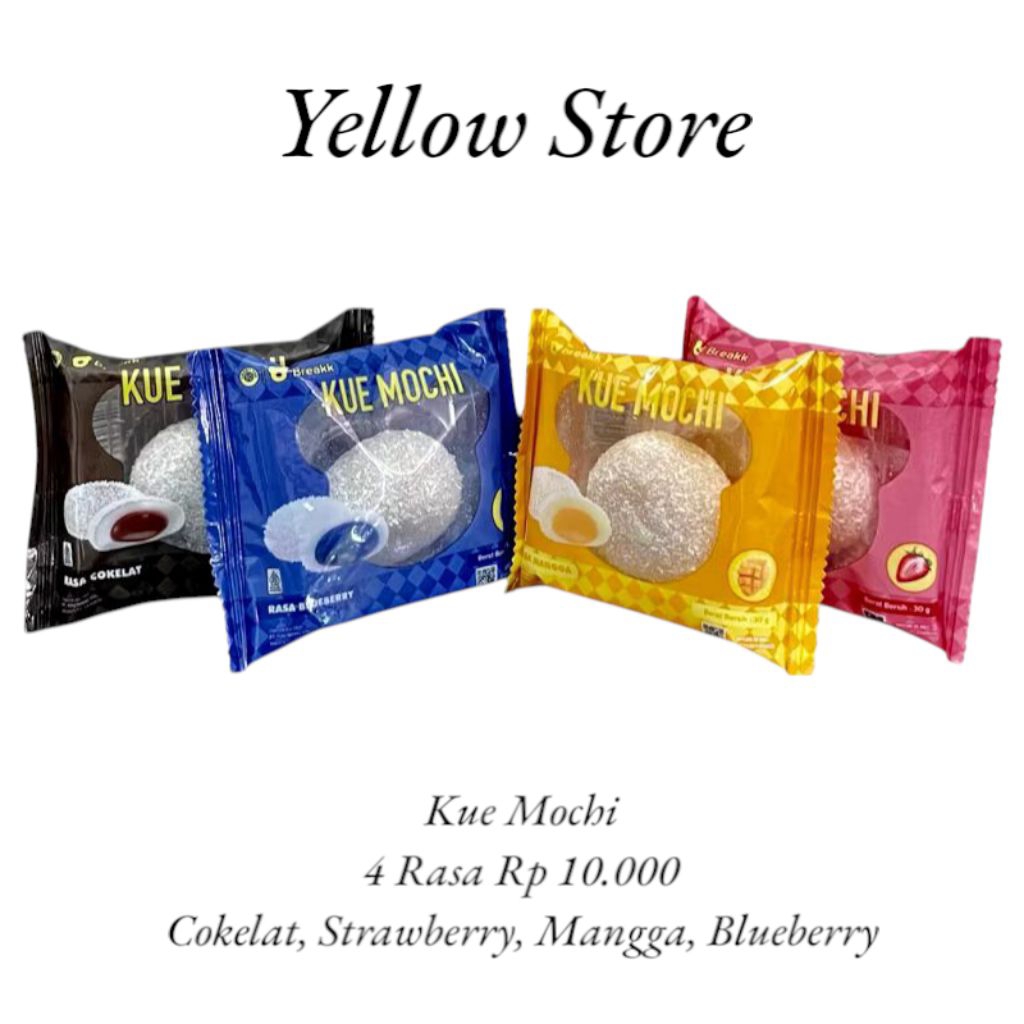 

Kue Mochi Mix 4 rasa 30gr