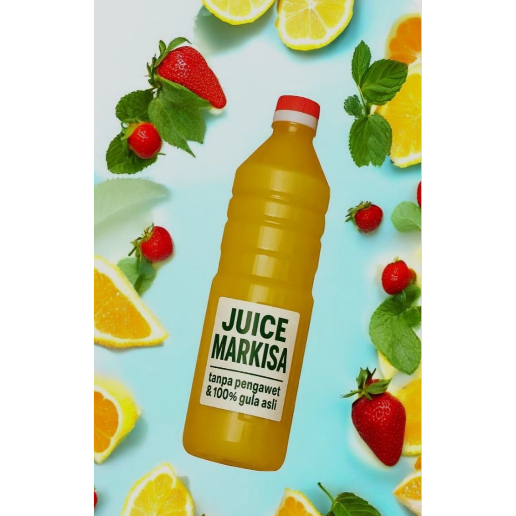 

SIRUP JUICE MARKISA Tanpa Pengawet & 100% Gula Asli