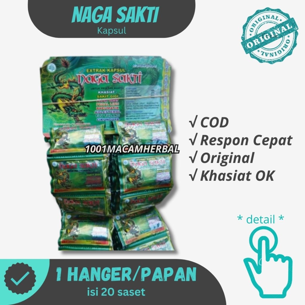 KAPSUL NAGA SAKTI ORIGINAL (ASAM URAT)