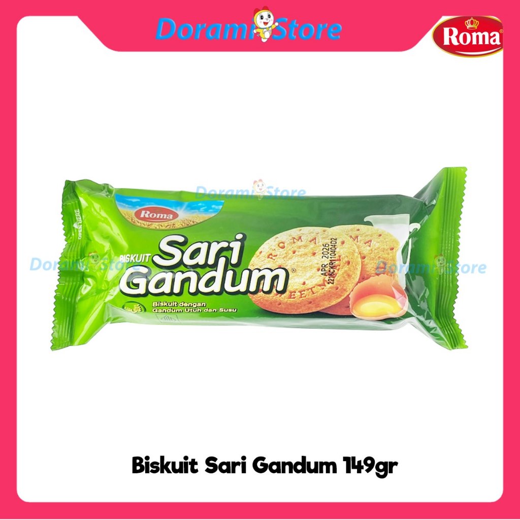 

Roma Biskuit Sari Gandum 149gr / Biskuit Gandum Renyah