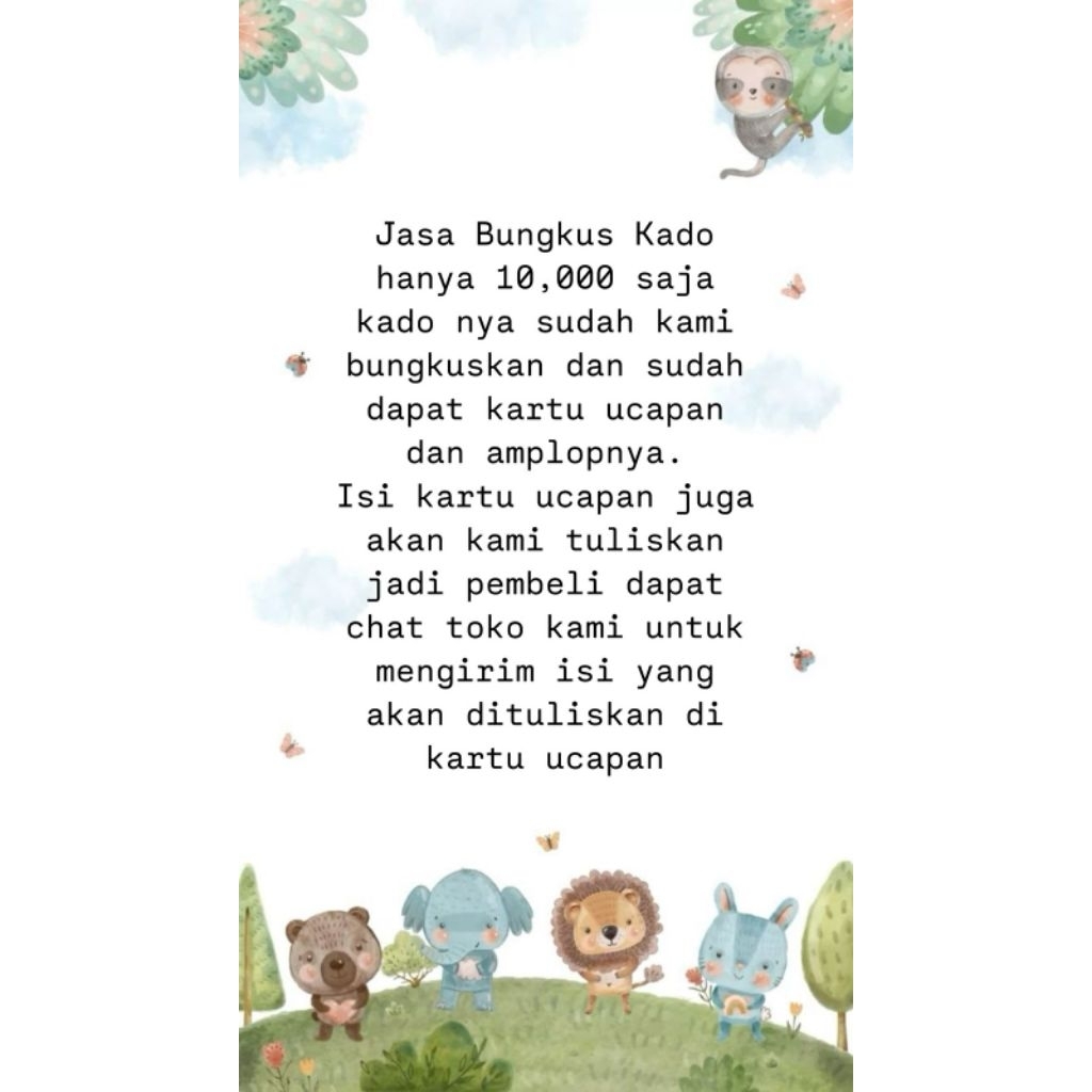 

Jasa bungkus kado