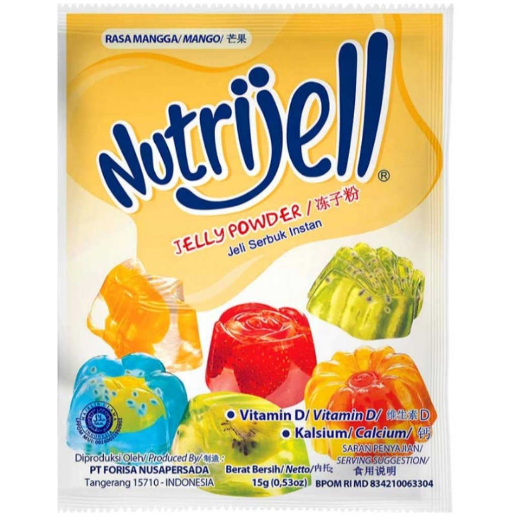 

Nutrijell Jeli Serbuk Instan Mangga 15g