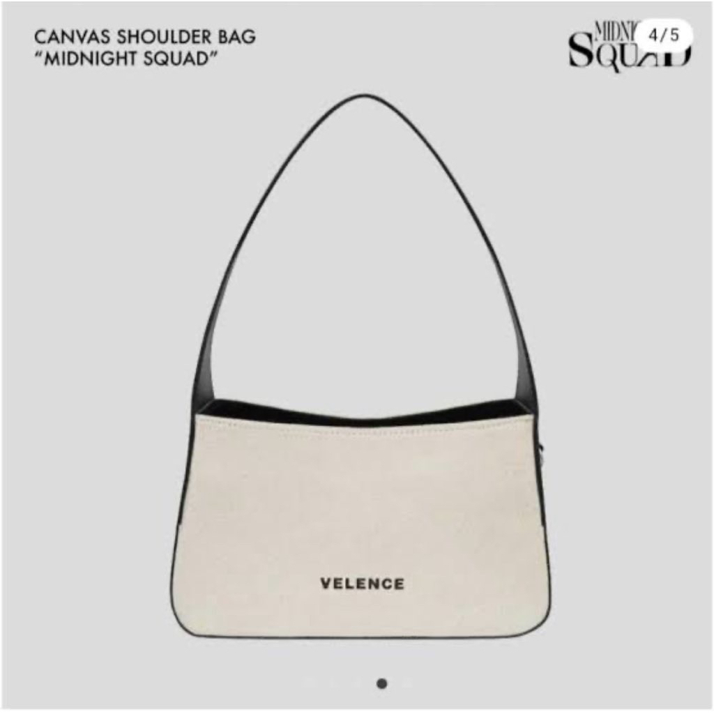 Canvas shoulder bag velence