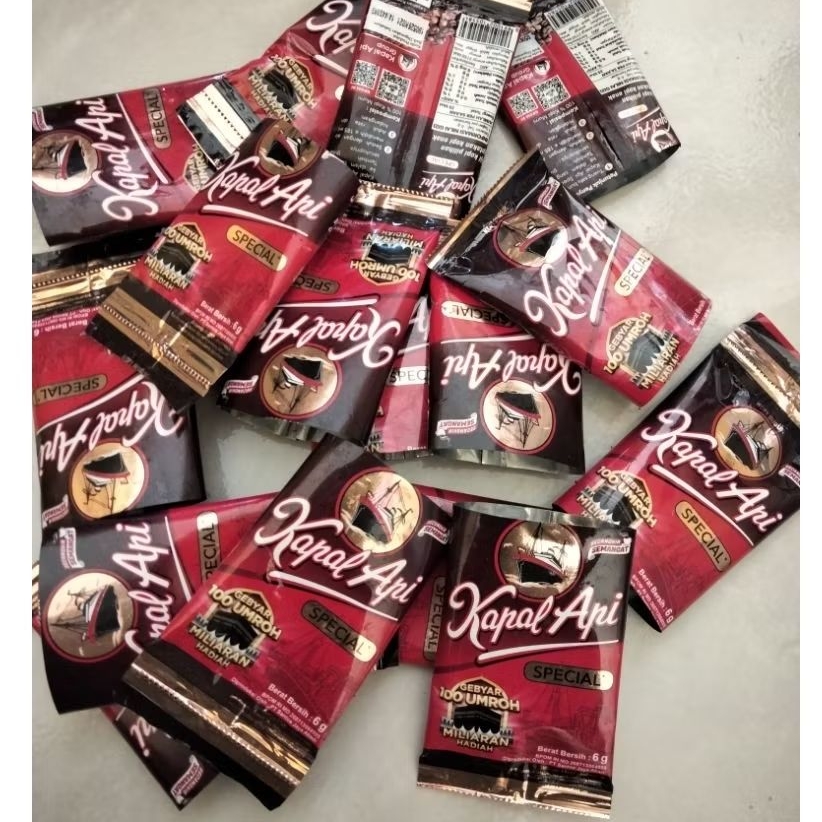 

bungkus bekas kopi kapal api 6gram