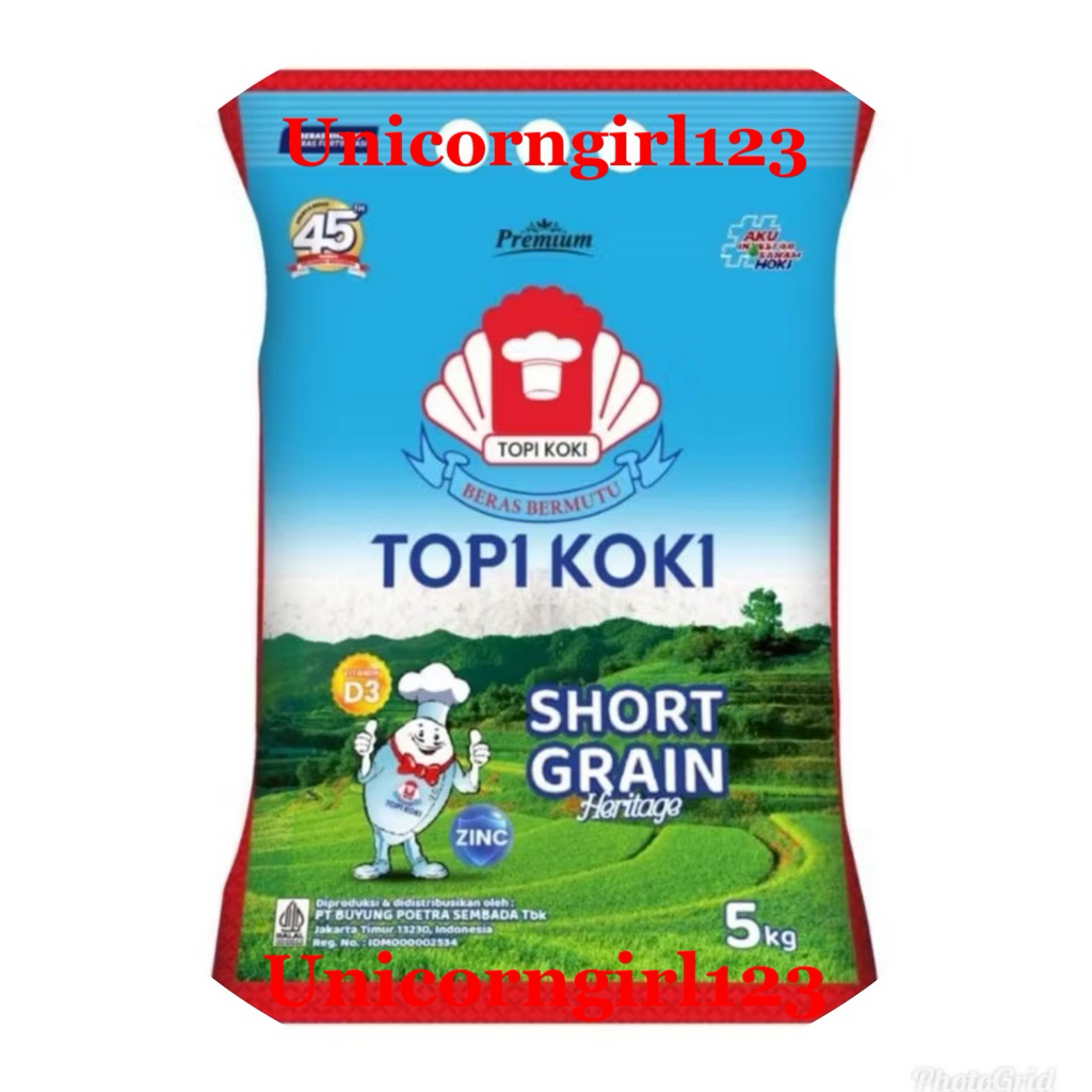 

Beras Topi Koki Short Grain Heritage 5 kg…READYSTOCK..ORI