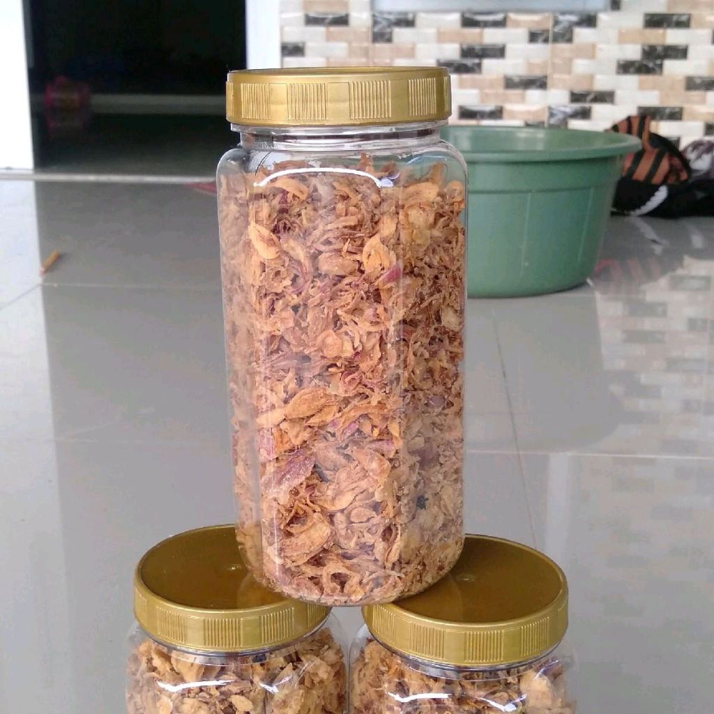 

Paket 3 toples @150gr Brambang Goreng Premium