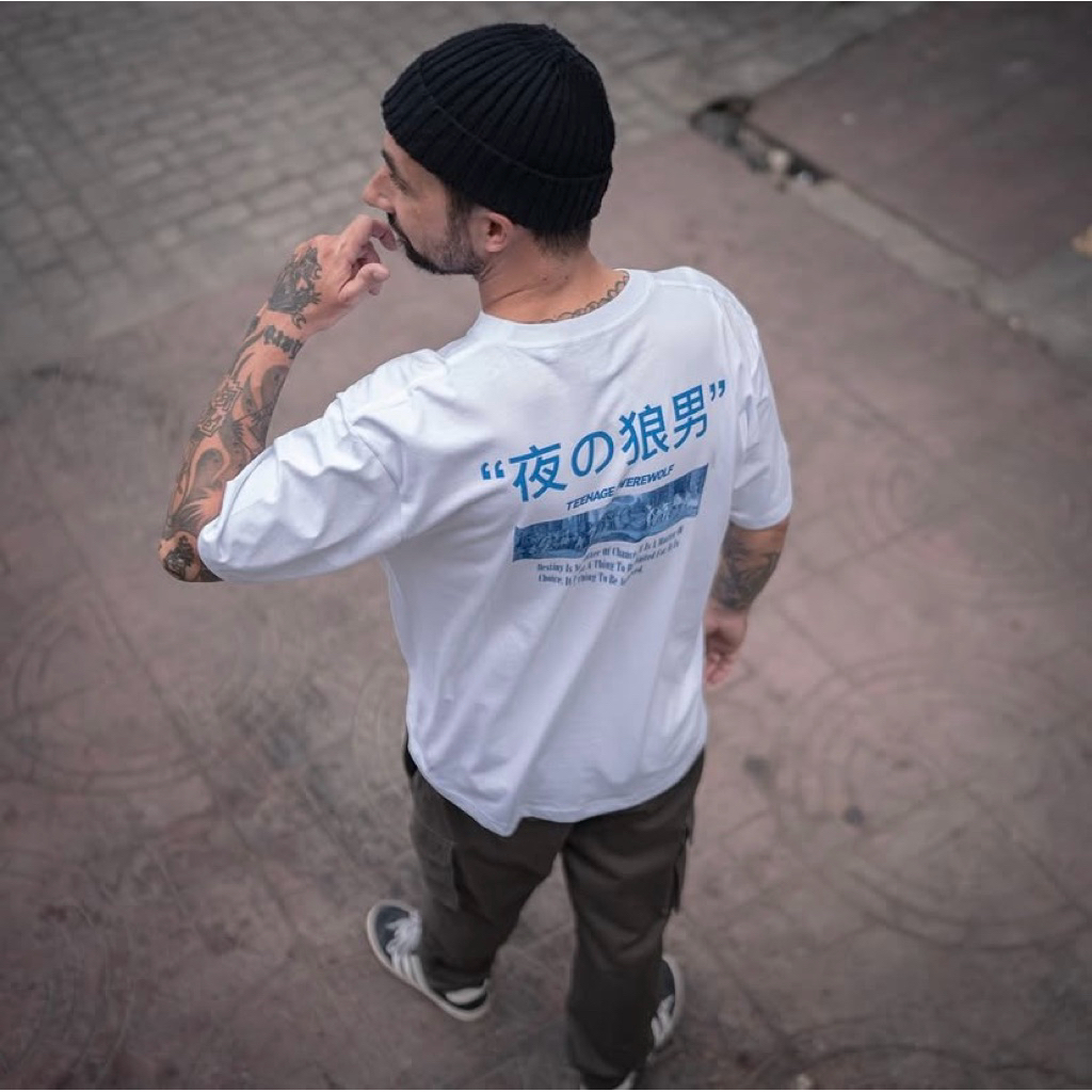Foxstore Kaos Lengan Pendek Pria - Teenage Werewolf
