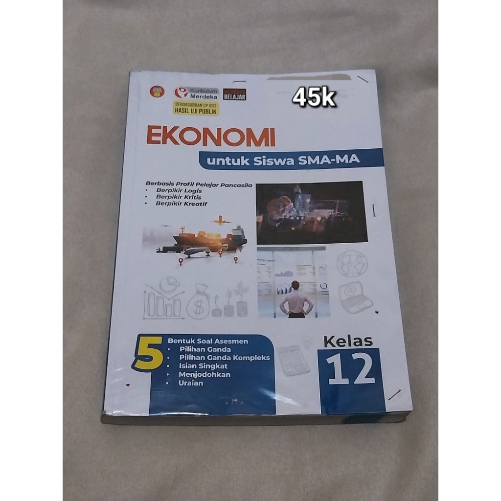 Buku Paket Ekonomi Kelas 12 Kurikulum Merdeka Yrama Widya