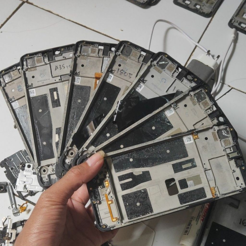 FREAM TATAKAN LCD OPPO A3S CPH 1803 ORI COPOTAN