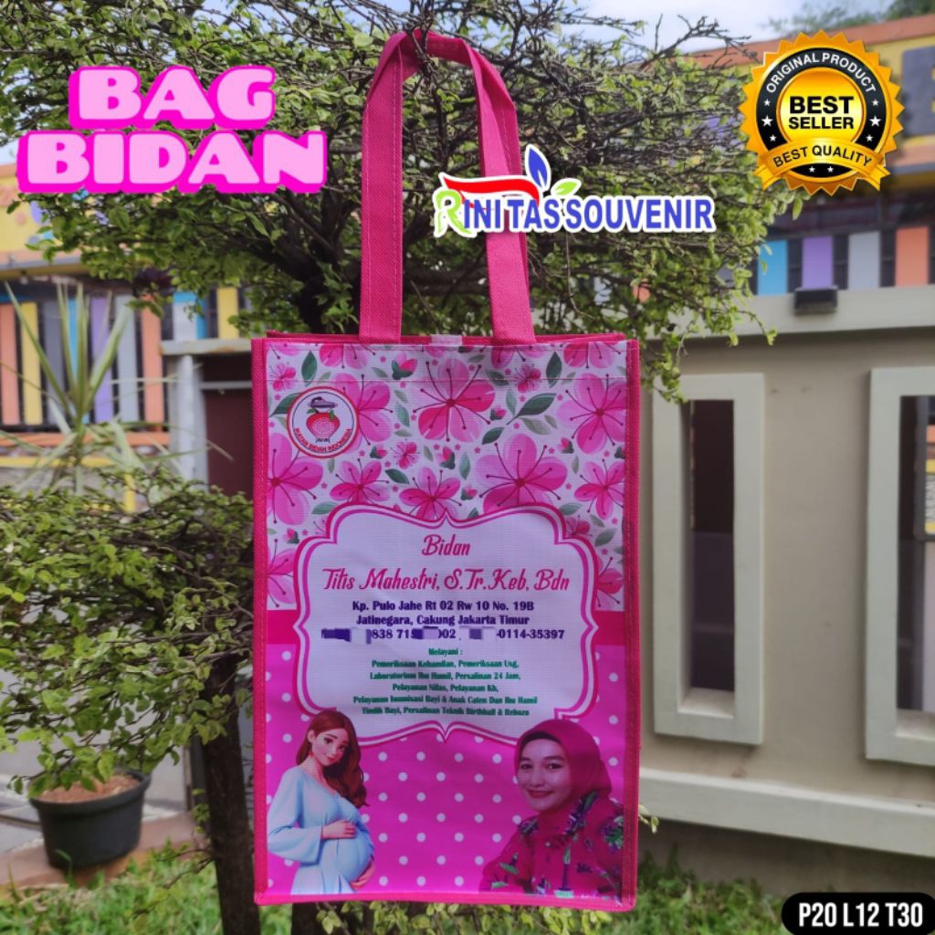

TAS SOUVENIR BIDAN TAS KIA TAS POSYANDU TAS PARTUS BIDAN