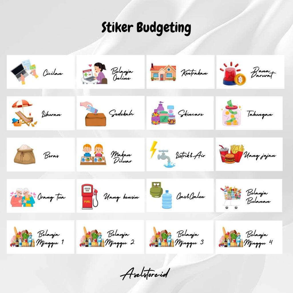 

Stiker Budgeting Keuangan | Stiker Dompet Disiplin Keuangan