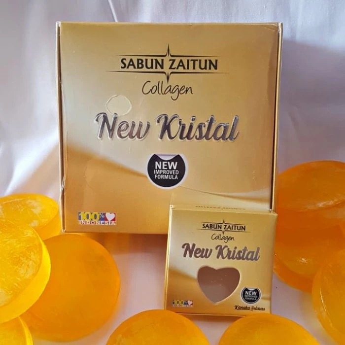 SABUN ZAITUN COLLAGEN K-SELARAS - Brightening NEW KRISTAL - ISI 12 PCS ORIGINAL - KANAKA SELARAS