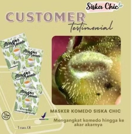 Masker komedo Siska chic
