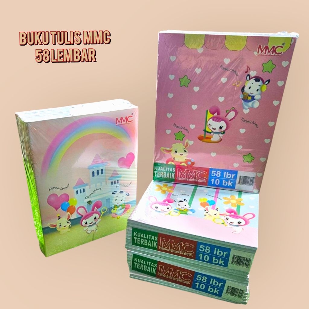 

Buku tulis MMC 58 lembar 10 buku ukuran buku tulis biasa
