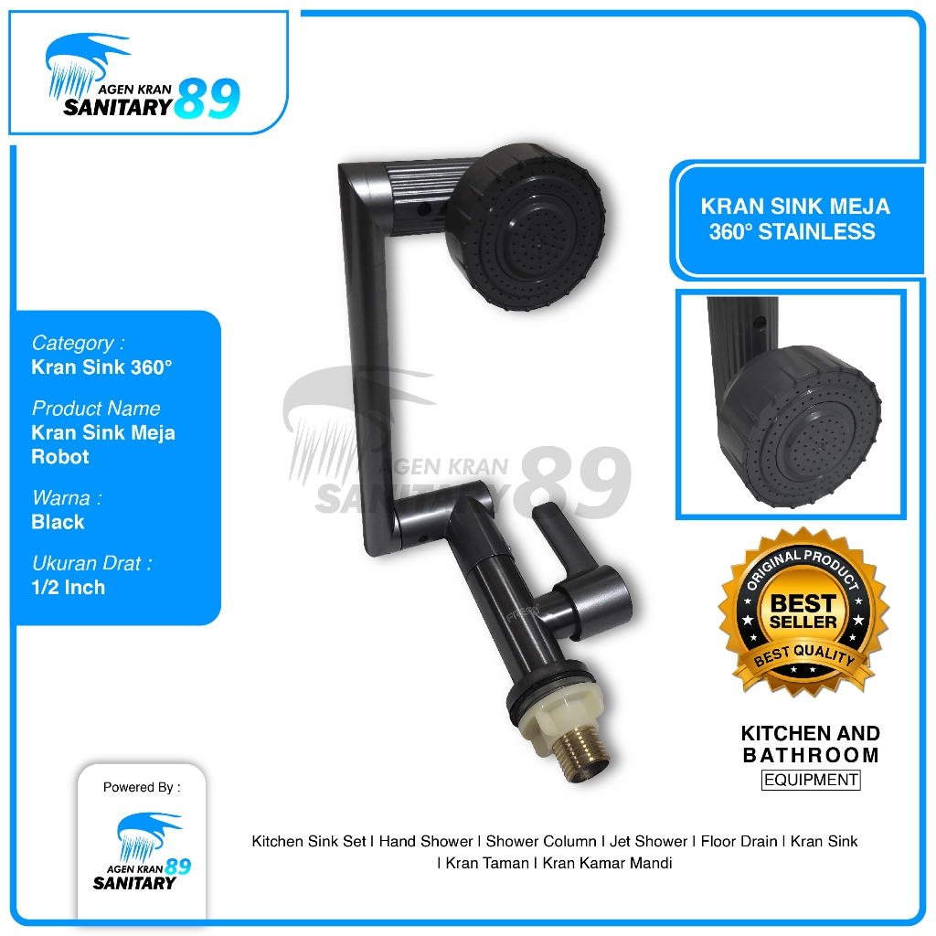 DMS KRAN WASTAFEL CUCI PIRING/KRAN AIR/WASTAFEL CUCI PIRING STAINLESS/KRAN SINK/KRAN SINK