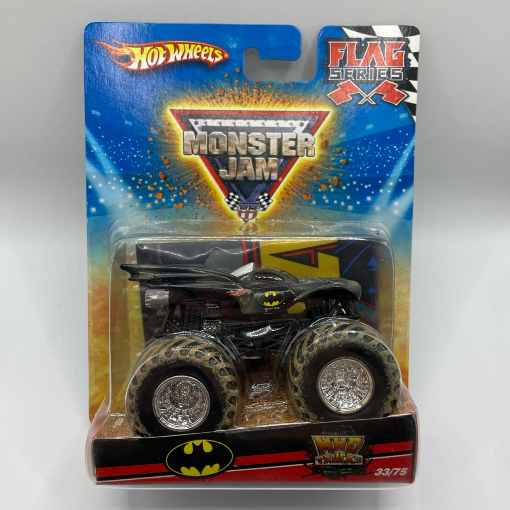 Hot Wheels Monster Jam Batman Batmobile Mud Trucks Superhero DC Comics 1:64 Truck Hotwheels