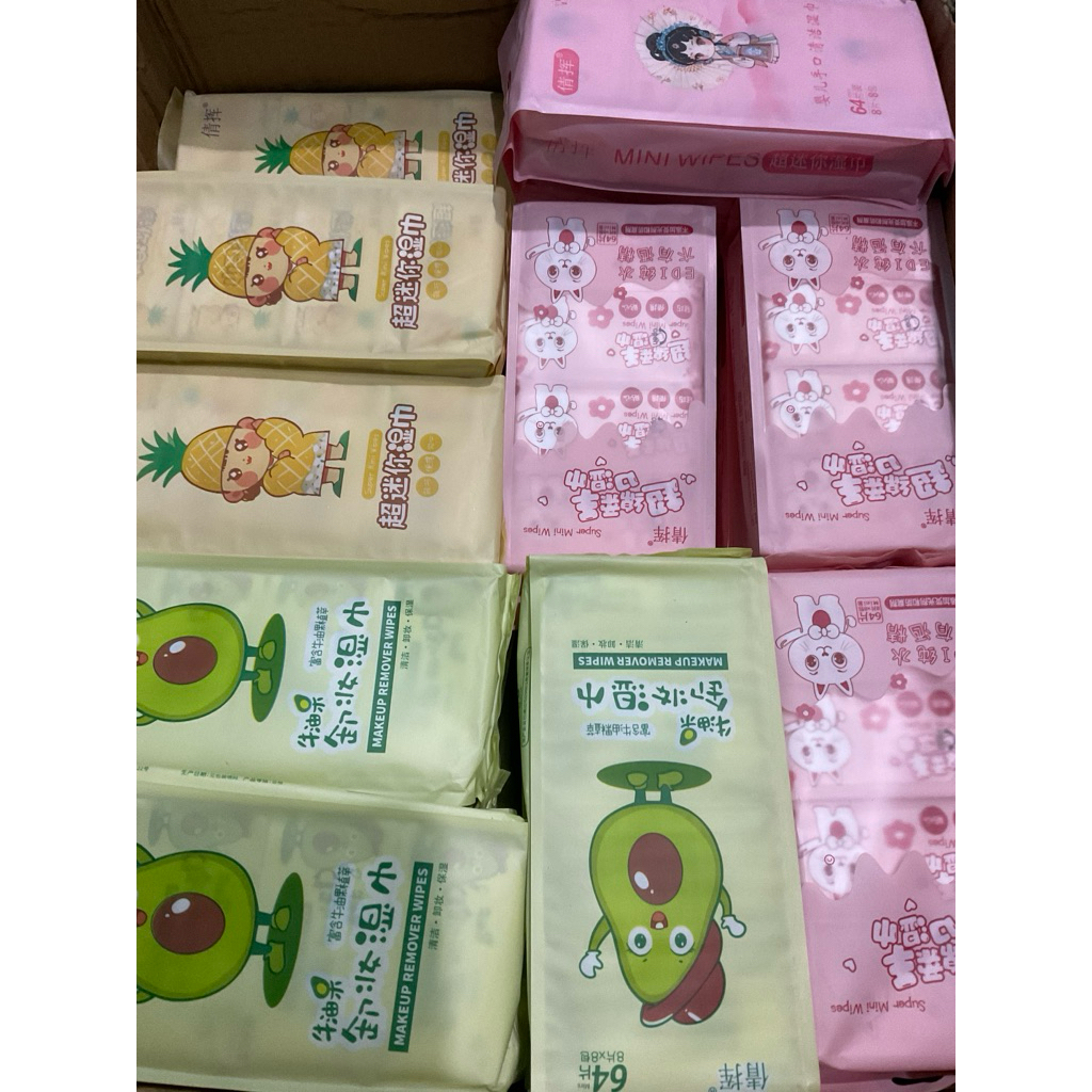 [Velveta id] MINI WET WIPES -  TRAVEL SIZE WET WIPES - TISSUE BASAH MINI ALCOHOL FREE