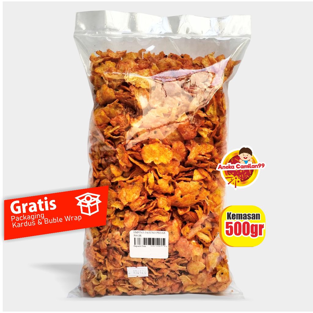 

Emping Jagung Geprek 500gr