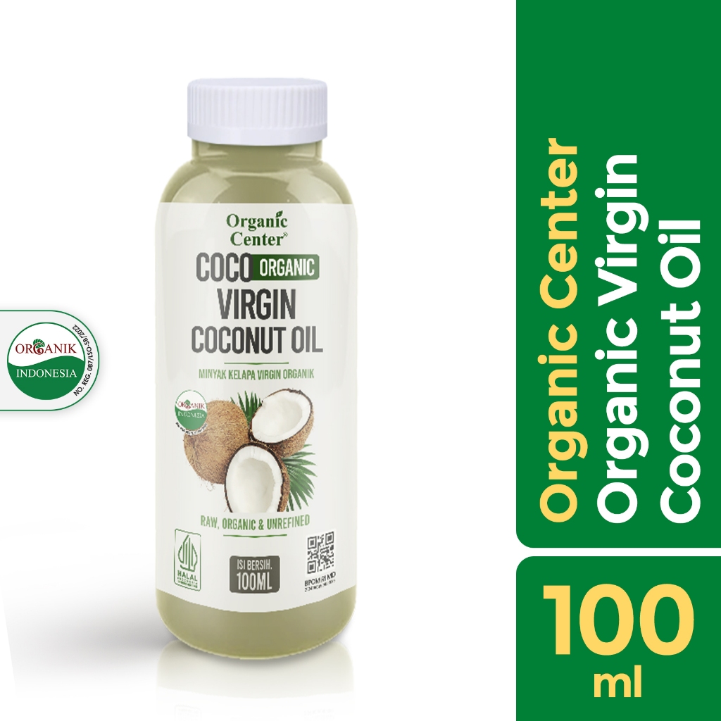 

Organic Center - Raw Coconut Oil (VCO) 100ml - Minyak Kelapa Murni