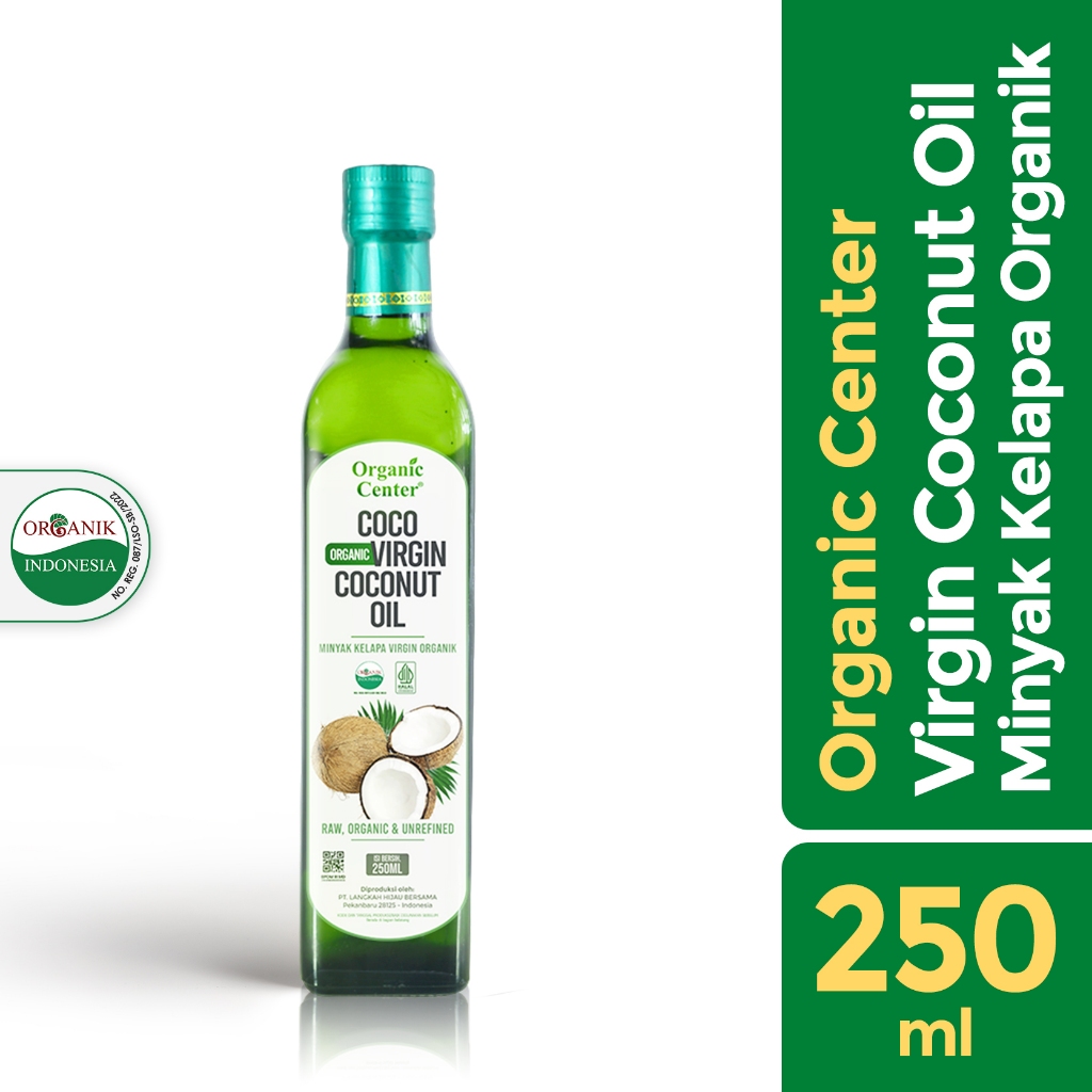 

Organic Center - Raw Coconut Oil (VCO) 250ml - Minyak Kelapa Murni