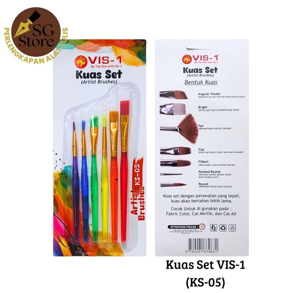 

Kuas Set KS-05 / Brush Set