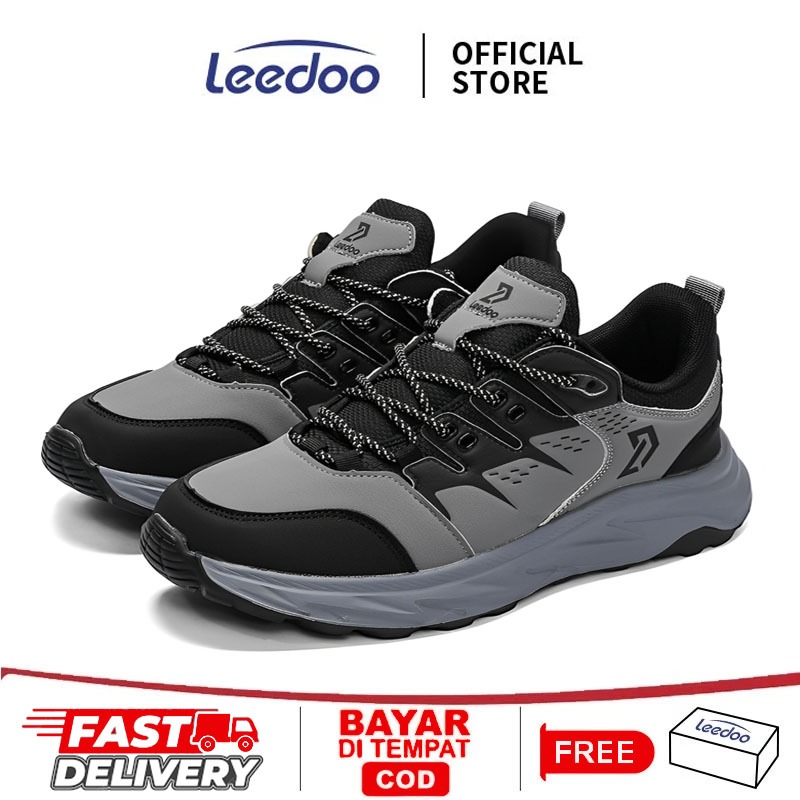 DISKON LEEDOO SEPATU PRIA SNEAKERS KASUAL SANTAI SEPATU SNEAKERS COWOK BERTALI MEN SNEAKERS CASUAL