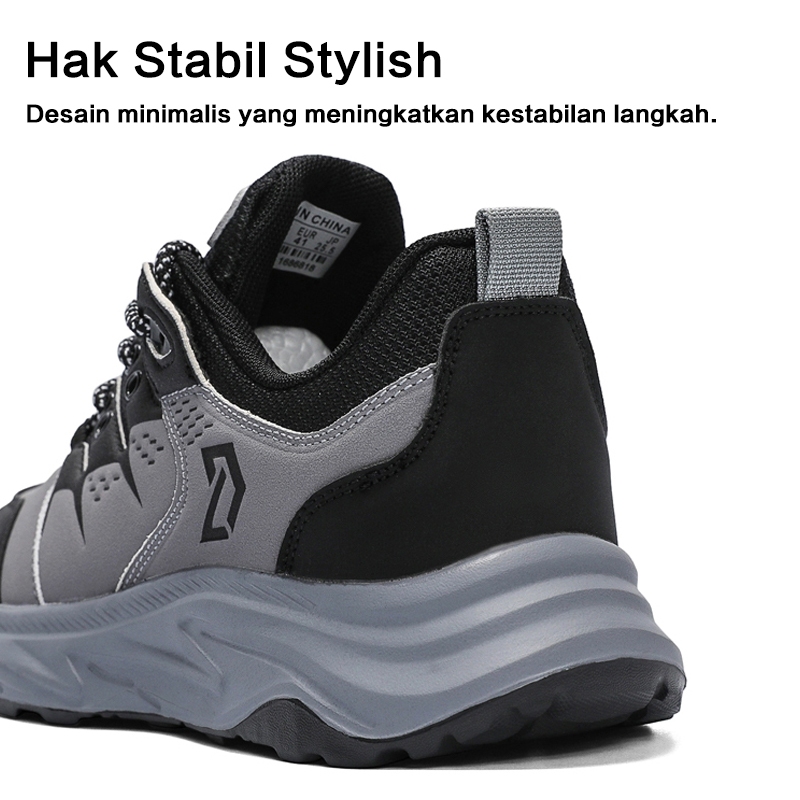 BIG SALE Leedoo Sepatu Pria Sneakers Kasual Santai Sepatu Sneakers Cowok Bertali Men Sneakers Casual