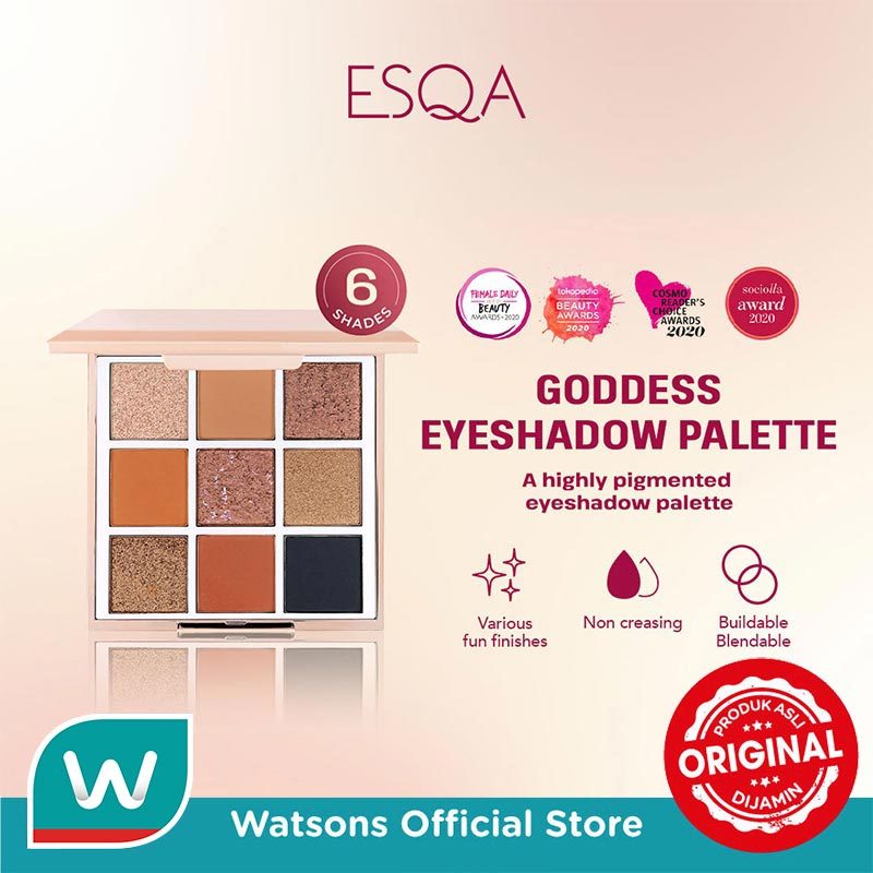 Esqa Goddess Eyeshadow Palette Bronze 9g