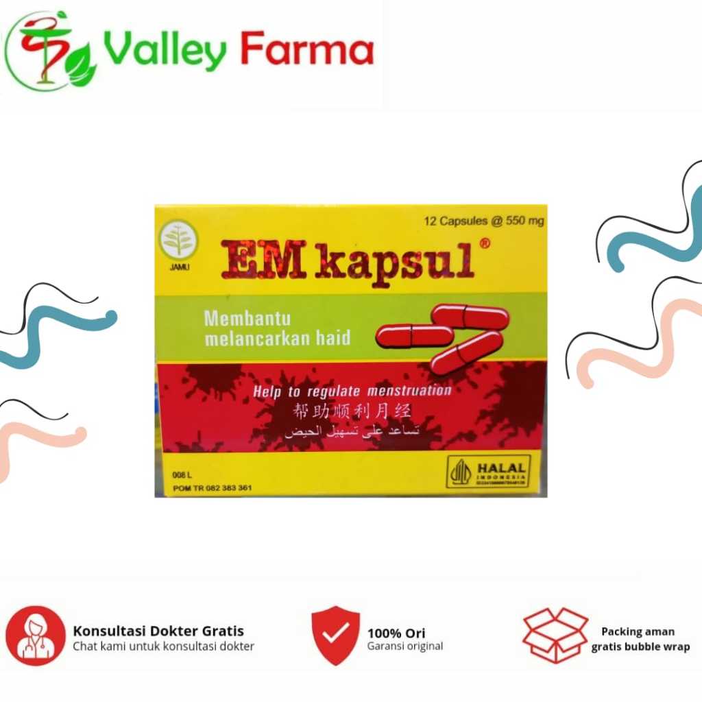 EM Kapsul - Kapsul Pelancar Haid
