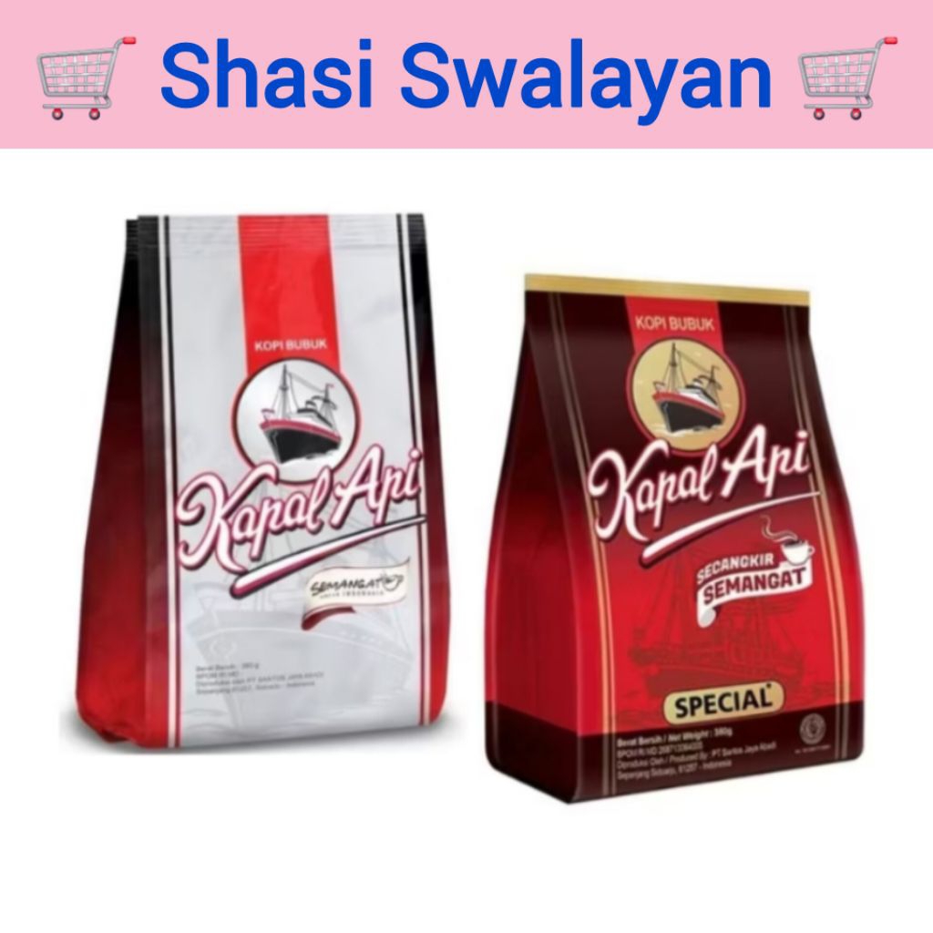 

KAPAL API Kopi Bubuk Spesial / Hitam JUMBO 350gr