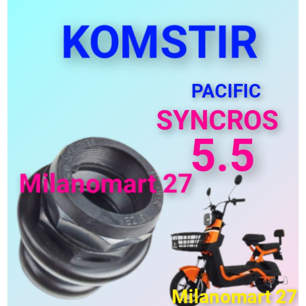 komstir pacific syncros 5.5. kones headset komfork sepeda listrik pacific syncros 5.5