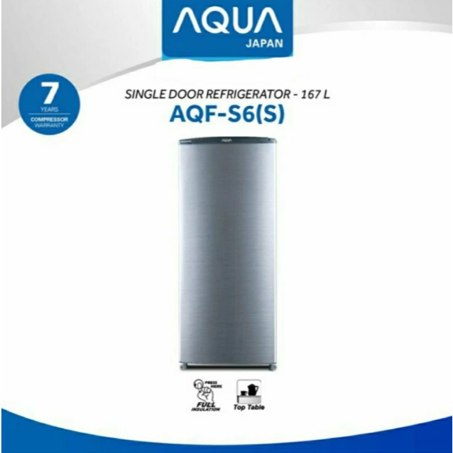 AQUA KULKAS FREZEER 6 RAK AQF-S6