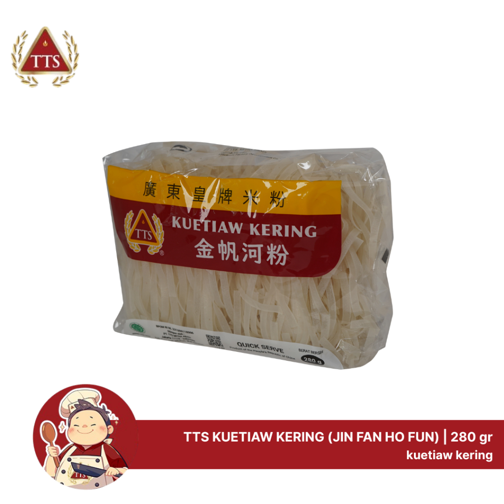 

TTS Kuetiaw Kering Jin Fan Ho Fun/ Kwetiau (280 gr) - Kwetiau 280gr