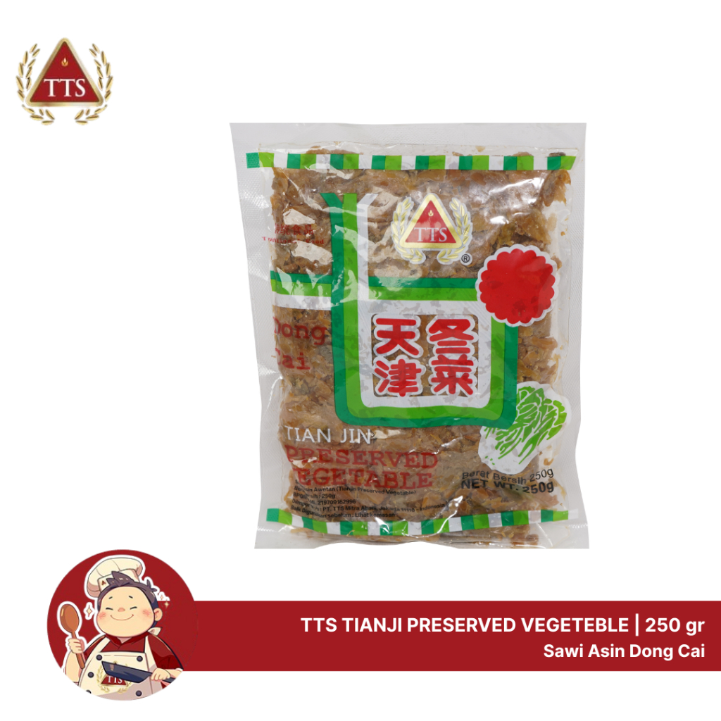 

TTS Tian Jin Preserved Vegetable /Sayur Asin Sawi Putih /Tong Cai