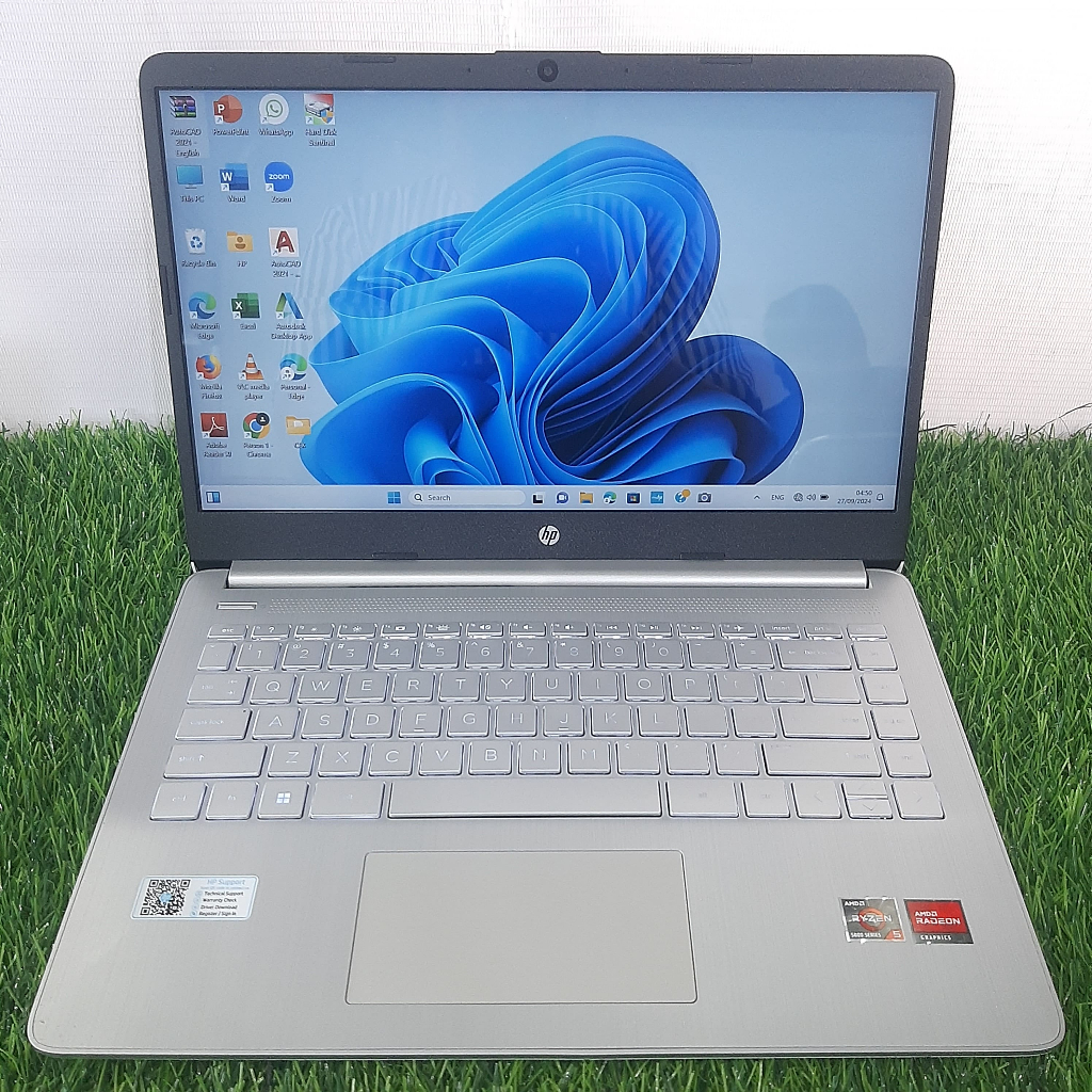 HP 14S AMD RYZEN 5 5500U RAM 16GB NVME 512 KEY BACKLIGHT