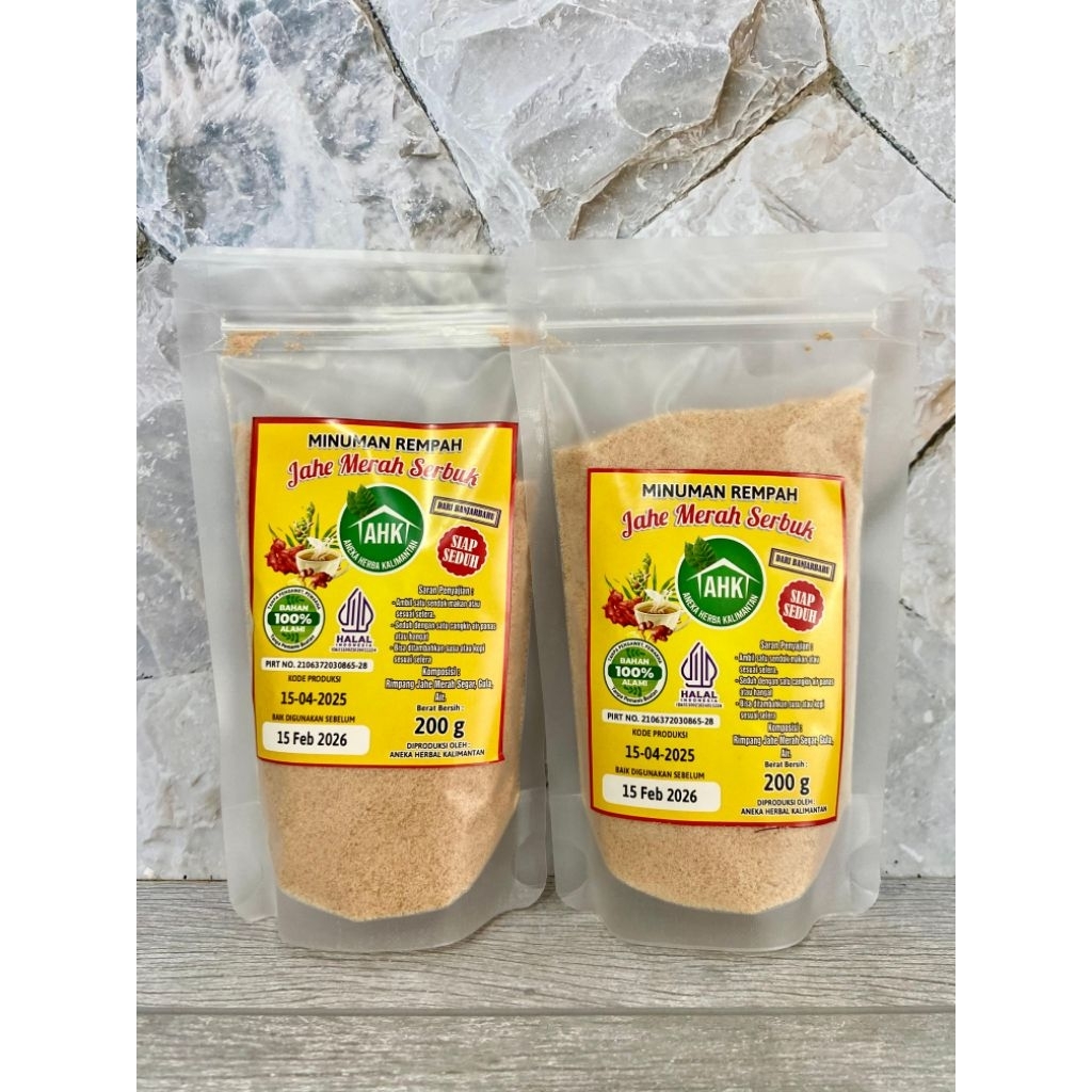 

Jahe merah serbuk
