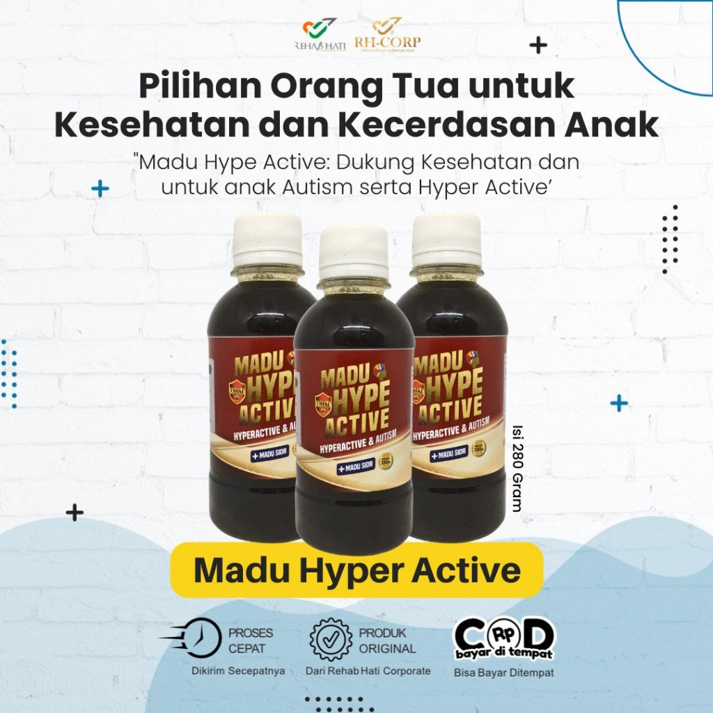 

Madu Hype Active – Madu Hyper Active - Madu Hiperaktif - Herbal Anak untuk Ketenangan & Konsentrasi