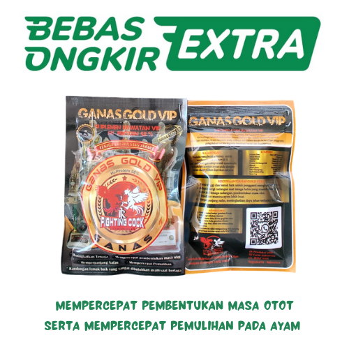 GANAS GOLD VIP - mempercepat pemulihan pada ayam laga