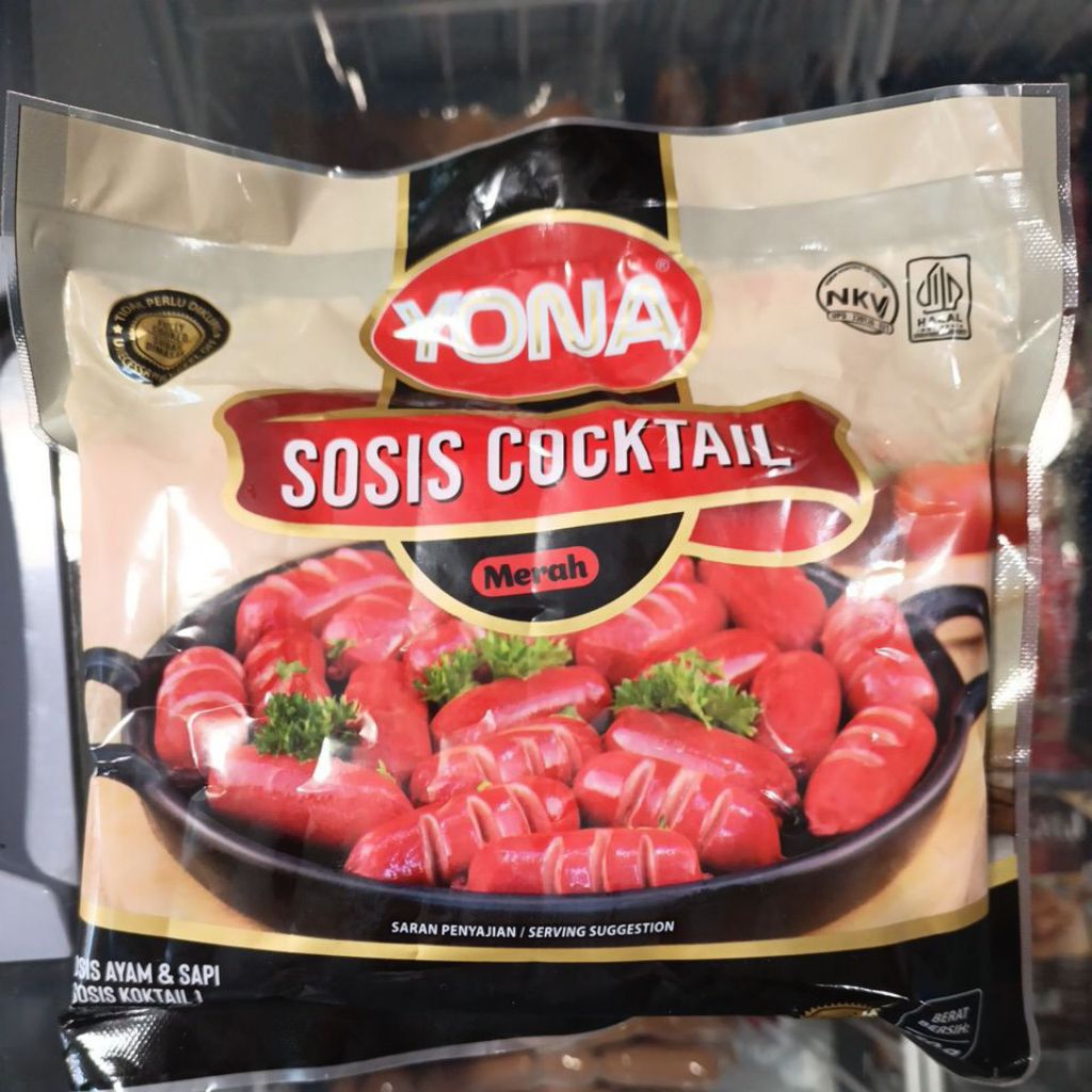 

Yona Sosis merah cocktail